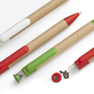 Biodegradable pennen met zaadjes