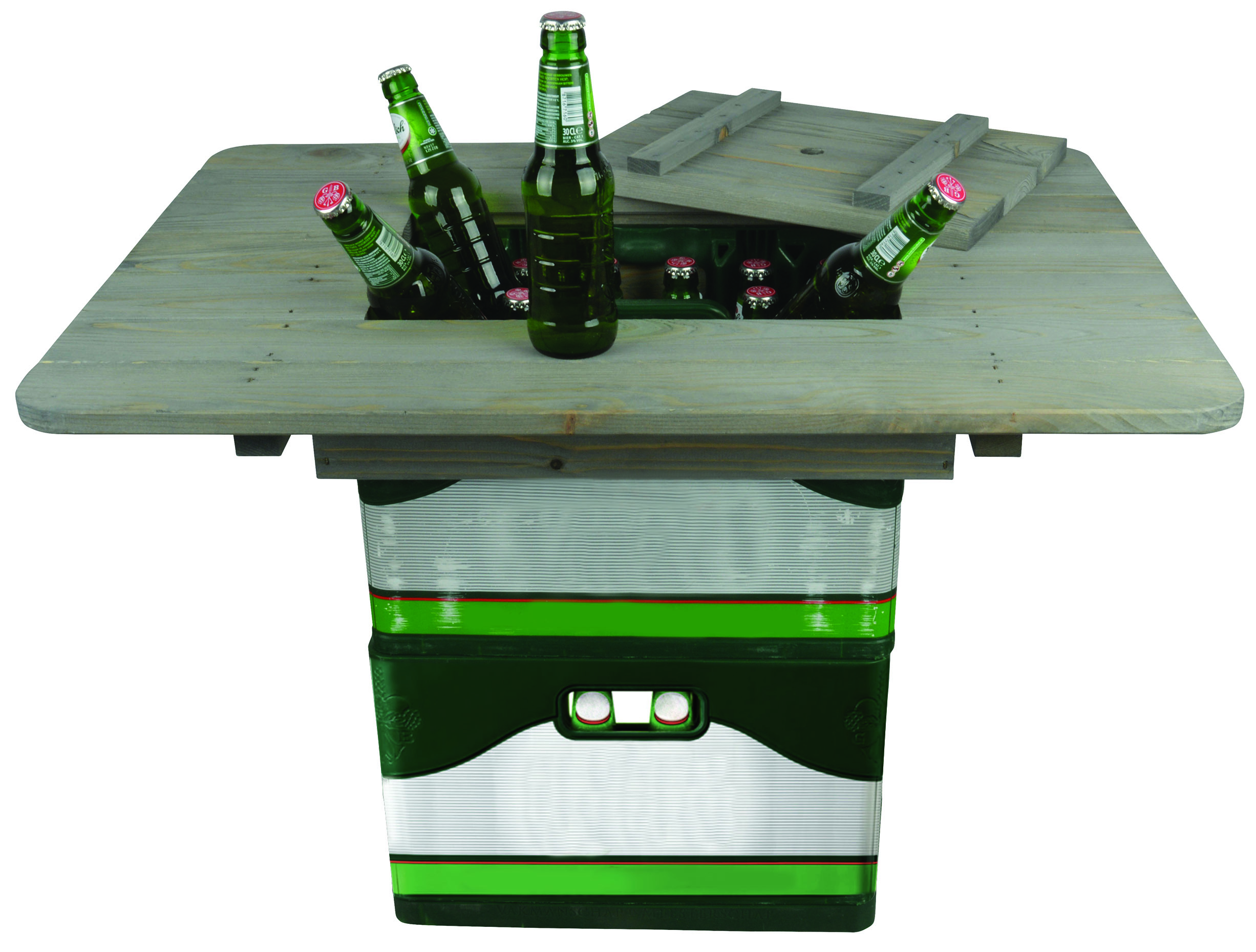 Bierkrat tafel als stoer en origineel relatiegeschenk the COW company